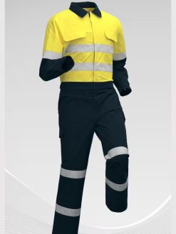 Men’s Hi-Vis Reflective Cotton Blend Coverall