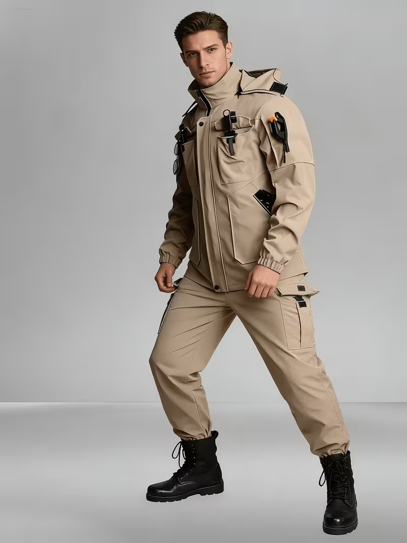 Men’s Spring and Autumn Workwear Suit Set