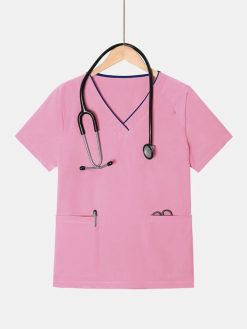 Women’s Professional Medical Scrub Top
